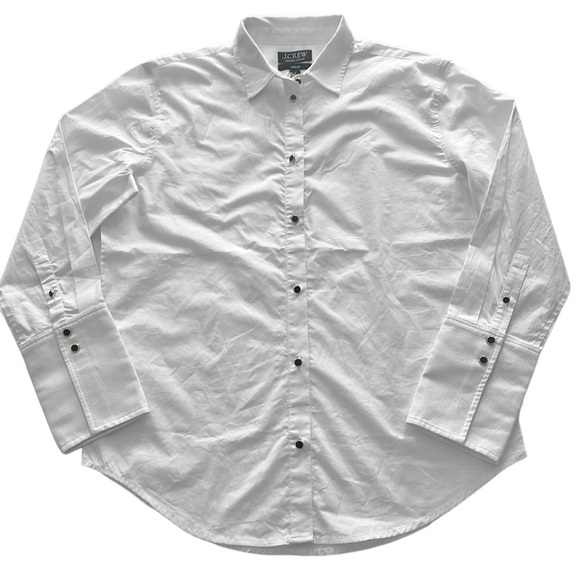 J. Crew Garçon Tuxedo Cotton Poplin Shirt - Picture 10 of 16